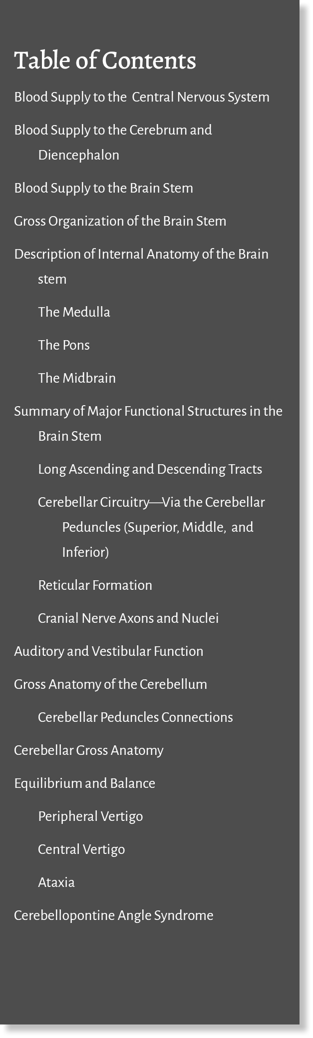 Table of Contents Blood Supply to the  Central Nervous System Blood Supply to the Cerebrum and Diencephalon Blood Sup   