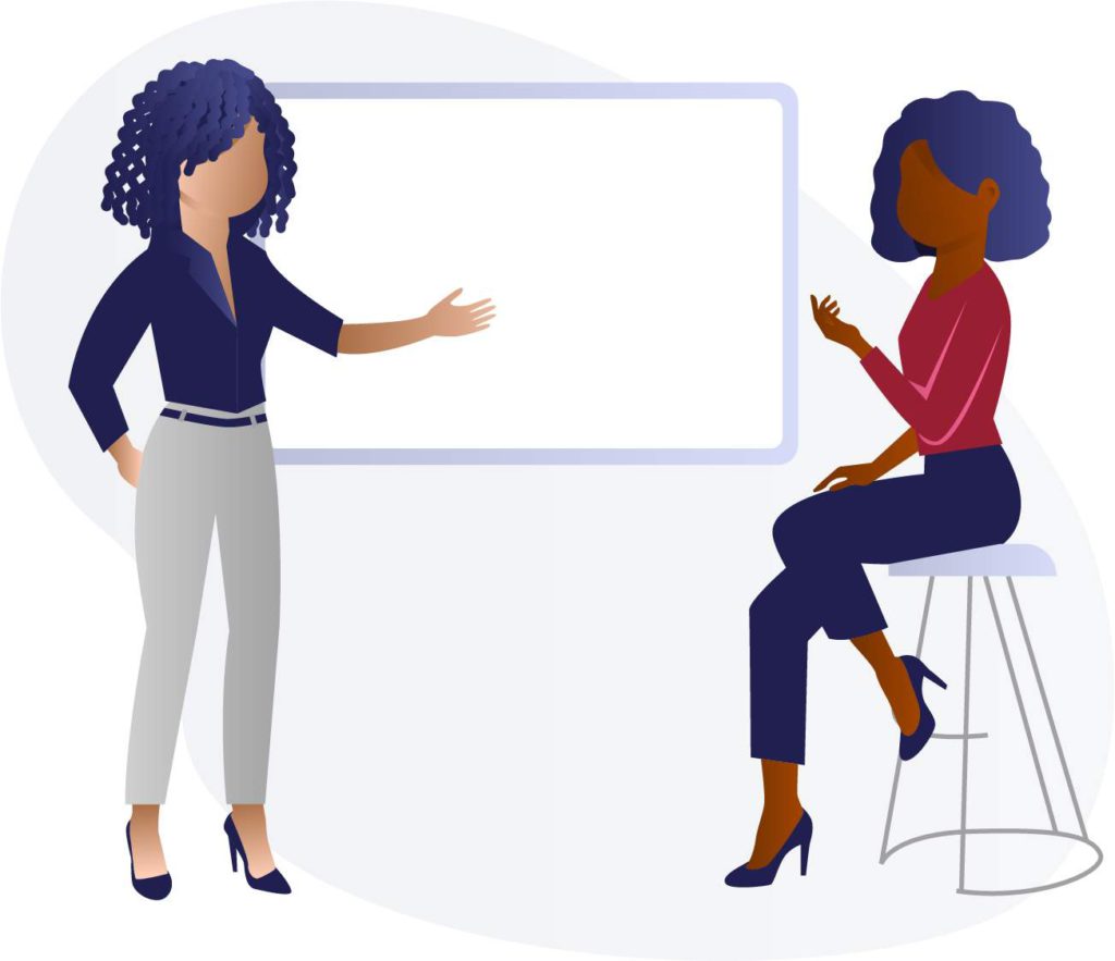 case-based-learning-navigate-small-group-environment-illustration